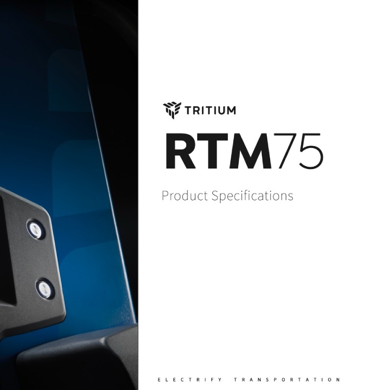 RTM 75 product specifications